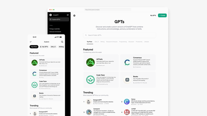 體育投注：OpenAI 正式推出 GPT 商店，可銷售 / 共享定制版 ChatGPT 聊天機器人